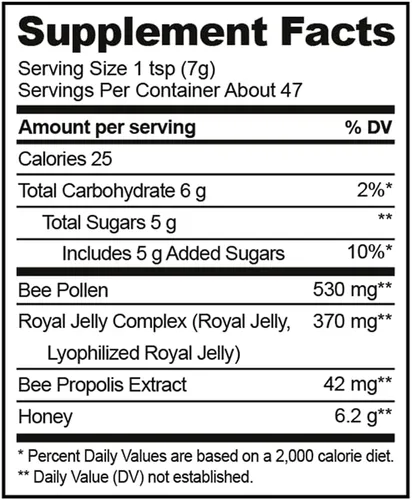 Miniatura 6 de BEEKEEPER'S NATURALS B.Powered - Alimenta tu cuerpo y mente, ayuda con el apoyo inmunológico, claridad mental, energía mejorada y rendimiento