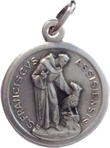 Miniatura 7 de Medalla San Francisco de Asís - Medallas de los Santos Patronos -100% Made in Italy