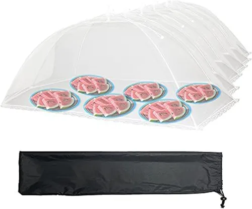 Miniatura 9 de Simply Genius Fundas de malla para alimentos, paquete de 12, 17 x 17 pulgadas, color blanco, accesorios de cocina y picnic al aire libre - Artículos
