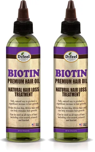 Miniatura 17 de Difeel Aceite capilar de biotina prémium de 7.1 onzas (paquete de 2)