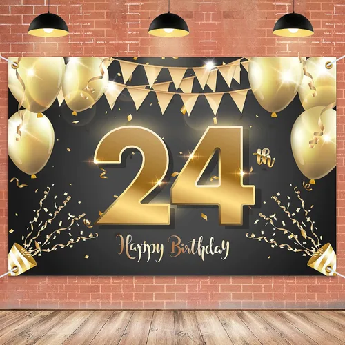 Miniatura 26 de HAMIGAR Fondo de pancarta de feliz cumpleaños número 10 de 6 x 4 pies, decoraciones de cumpleaños de 10 años, suministros de fiesta para niñas