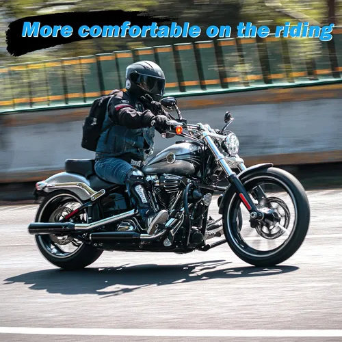 Miniatura 2 de Estriberas de Carretera para Motocicleta de 1.25", Estriberas Ajustables en Ángulo de Repuesto para Harley Davidson Touring, Road Glide, Street