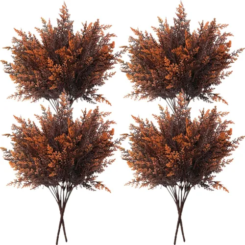 Miniatura 14 de CATTREE Vid colgante artificial, hojas de hiedra sintética, plantas de plástico, plantas de hojas falsas, plantas de hojas artificiales, resistentes