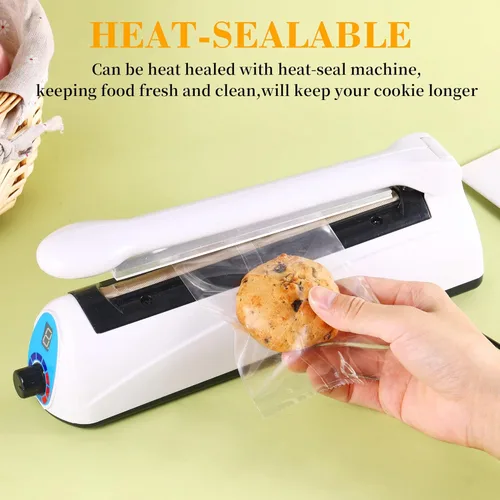 Miniatura 3 de Bolsas de sellado térmico transparentes de 4 x 6 para galletas, bolsas transparentes para galletas con sello, bolsa pequeña para empacar dulces