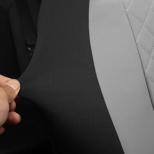 Miniatura 8 de GIANT PANDA Fundas de asiento delantero para asientos de cubeta, fundas de asiento de piel sintética universales para la mayoría de los autos, SUV