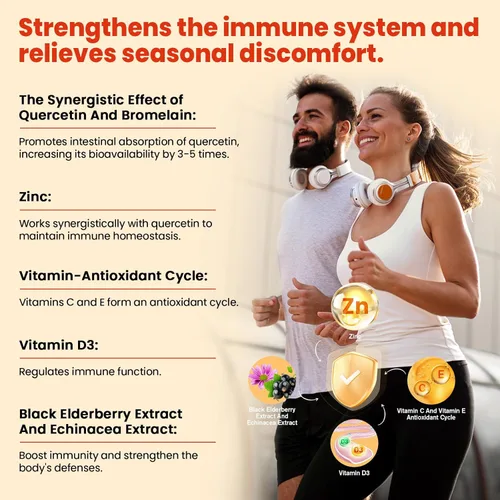 Miniatura 3 de Gomitas de quercetina sin azúcar con bromelina para niños y adultos, inmune, antioxidante, apoyo estacional, 1000 mg de quercetina suplementos