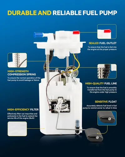 Miniatura 139 de PHILTOP FG1538 Conjunto de Bomba de Combustible Eléctrica con Unidad de Envío Compatible con Nissan Versa 1.6L Sedán/N17X 2012-2019, 2014-2019 Versa