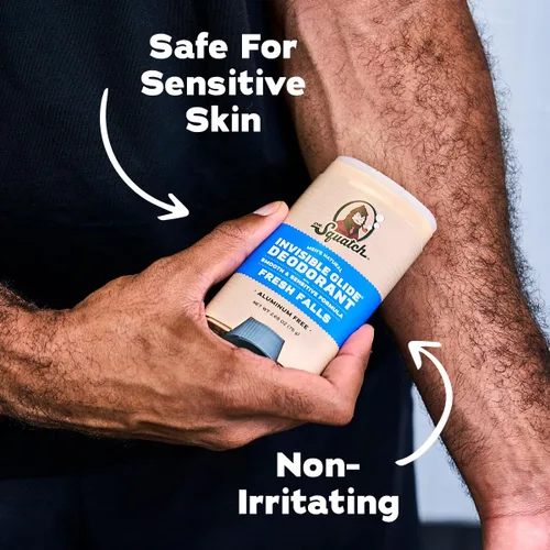 Miniatura 5 de Dr. Squatch Invisible Glide Natural Desodorante para hombre, deslizamiento suave, sin manchas, desodorante sin aluminio para hombres, seguro