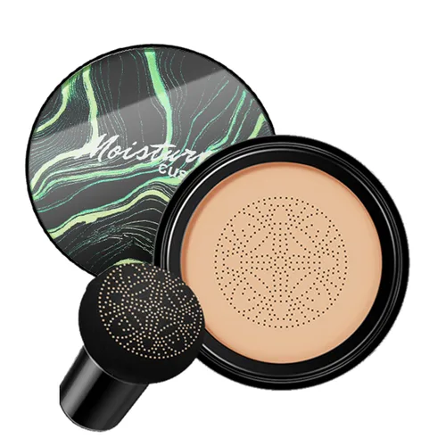 Miniatura 9 de Cojín de aire marrón oscuro, base de cabeza de hongo, 0.71 oz BB Cream Makeup Foundation,Moisturizing Concealer,Long Lasting Full Coverage 3#