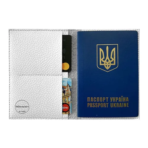 Miniatura 3 de Summer passport holder for women - Mom with Daughter and Son, Eco Leather Wallet Organizer, Personalized Cover for documents