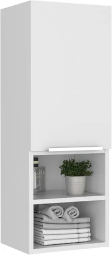 Miniatura 12 de Tuhome Mueble de baño Mila - Gris claro - Material de madera de ingeniería