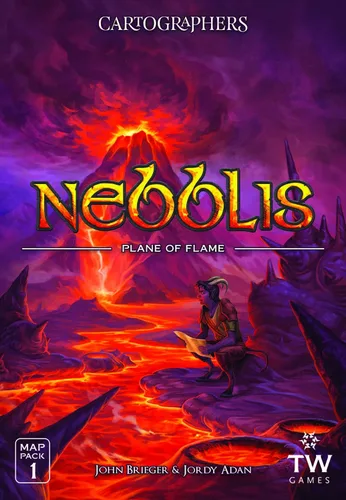 Cartógrafos: Map Pack 1, Nebblis | Expansión para el galardonado juego de dibujo de mapas | Juego de mesa de estrategia Flip and Write Fantasy |