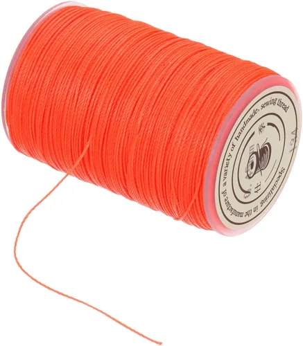 Miniatura 153 de MECCANIXITY Cordón encerado de poliéster encerado de 0.020 in, cuerda de cera de 175 yardas para hacer pulseras, collares, cuentas, joyería y Negro