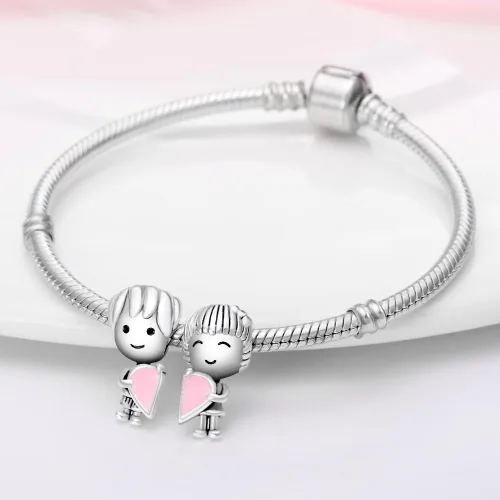 Miniatura 2 de Pandach Dijes de plata de ley 925 para pulsera y collar, colgante con piedras de circonita cúbica 5A, cuentas de joyería, regalos para mujeres