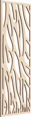 Miniatura 168 de 9 3/8"W x 24 3/8"H x 1/4"T Bristol Decorativos Paneles de Pared de Madera Calado, Cereza