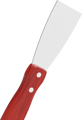 Miniatura 3 de Cuchillo de masilla, herramienta raspadora de acero inoxidable de 2 pulgadas, cuchillos de metal con mango de madera para paneles de yeso