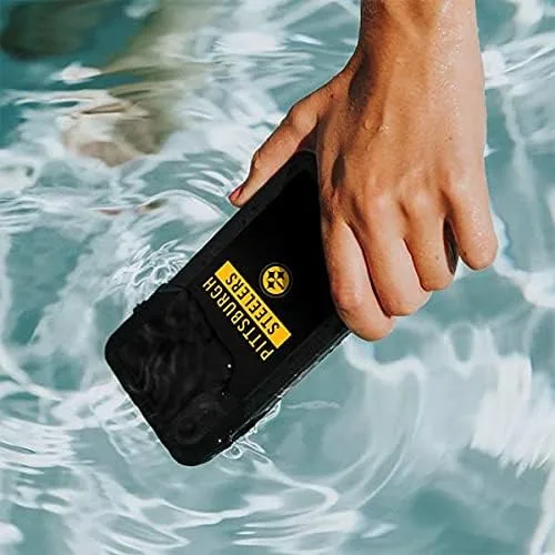 Miniatura 4 de Skinit - Carcasa impermeable para iPhone XR, diseño de los Pittsburgh Steelers, color negro
