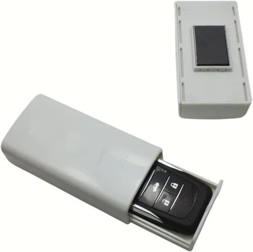Miniatura 5 de Omana Caja magnética para llaves para ocultar llaves, imán fuerte, caja fuerte para llaves de automóvil, caja fuerte para llaves de emergencia, caja