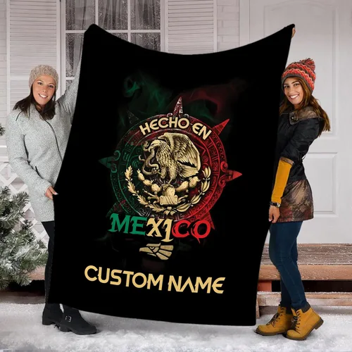Miniatura 20 de Manta de México personalizada con nombre para hombres y mujeres, manta personalizada con bandera de México, manta de bandera mexicana, regalo