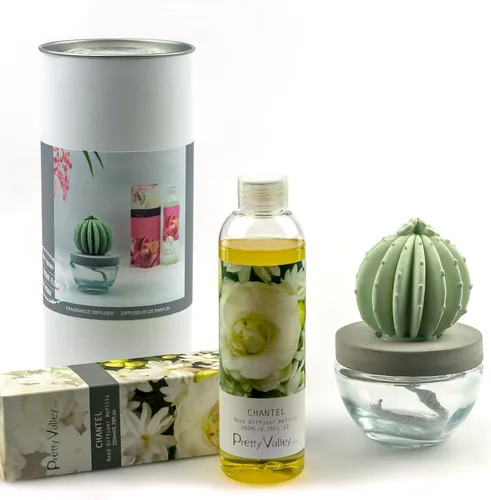 Miniatura 15 de Barril Cactus Cerámica Difusor de Fragancia Combo 6.8 fl oz Hermoso