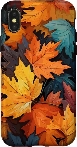 Miniatura 5 de Colorful Leaves Otoño y Otoño Tema, Otoño Color Funda para iPhone 17