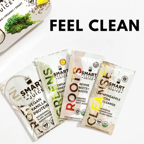 Miniatura 4 de SMART Pressed Juice 1-Day Organic Juice Cleanse Programa de desintoxicación saludable Proteína de vainilla vegana, jugo verde, jugo de remolacha