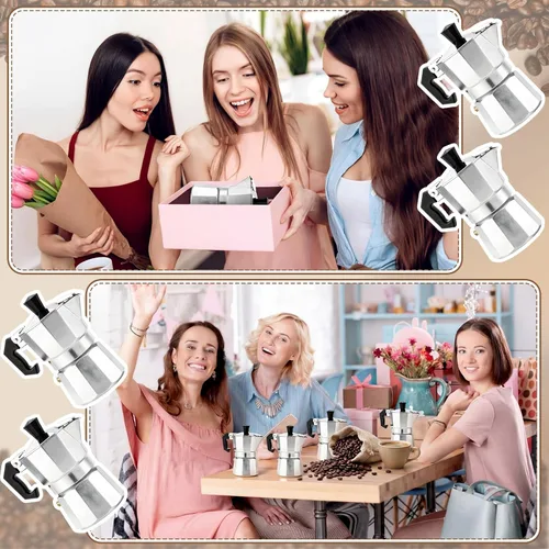 Miniatura 4 de 4 piezas de cafetera espresso a granel (1 taza de 1.7 fl oz), un bebé está preparando café, regalos de baby shower, invitados de boda, regalos