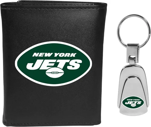 Miniatura 5 de Siskiyou Sports NFL unisex Tri-fold Wallet & Steel Key Chain