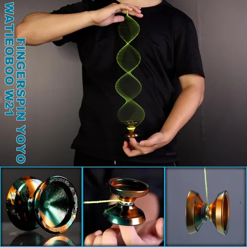 Miniatura 2 de Yoyo R8 Responsive Yoyo para principiantes, Yoyos profesionales no responsivos para adultos Pro Yoyos de trucos de metal con kit de rodamientos Yo