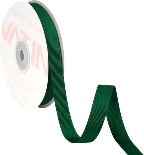 Miniatura 46 de Vatin - Rollo de cinta de grogrén, rollos de 25-50 yardas, perfecto para decoración de bodas, coronas, baby showers, envolturas de paquete de regalo