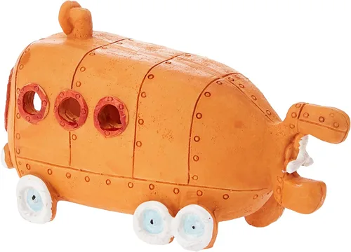 Miniatura 2 de Penn-Plax Nickelodeon Spongebob Squarepants Decoración de Resina - Autobús de Fondo de Bikini - para Acuarios y Peceras (SBR60) Naranja