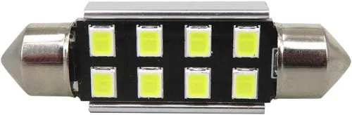 Miniatura 9 de WLJH Paquete de 10 bombillas de 6000 K de color blanco puro súper brillante 2835 con chip de iluminación sin errores Canbus para BMW Serie 3 - E46
