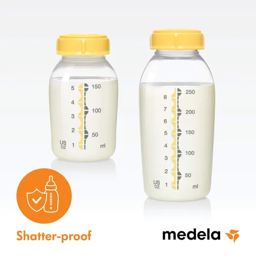 Miniatura 7 de Medela Botellas de recolección y almacenamiento de leche materna, paquete de 6, recipiente de leche materna de 5 onzas, compatible con extractores