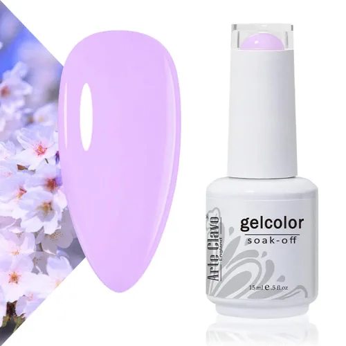 Miniatura 51 de Arte Clavo Esmalte de uñas de gel rosa lechosa de 0.5 fl oz, con luz LED, UV, remojado, transparente, rosa nude, manicura francesa, rosa claro