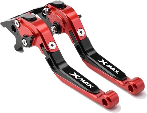 Miniatura 27 de Palancas de freno de embrague de motocicleta plegables extensibles para Yamaha Xmax X-MAX 125 250 300 400 mango de frenos ajustable (color : 1)