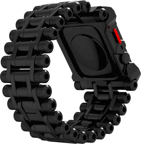 Miniatura 4 de Element Case Correa de reloj Black Ops para Apple Watch Series 7/8 (1.772 pulgadas), resistente, audazmente única, correa de reloj de metal