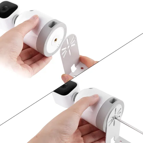 Miniatura 5 de UYODM Paquete de 2 soportes adhesivos de metal para montaje en pared, compatible con cámara Blink Mini Pan Tilt, VHB Stick On, soporte de montaje