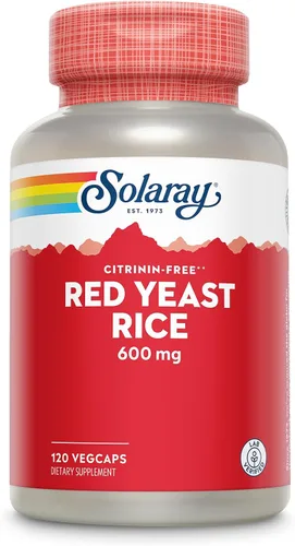 Miniatura 10 de Solaray Arroz de levadura roja, 600 mg, 120