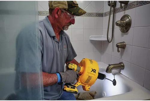 Miniatura 8 de DEWALT Kit de serpiente de drenaje MAX XR de 20 V, sin escobillas (DCD200D1)