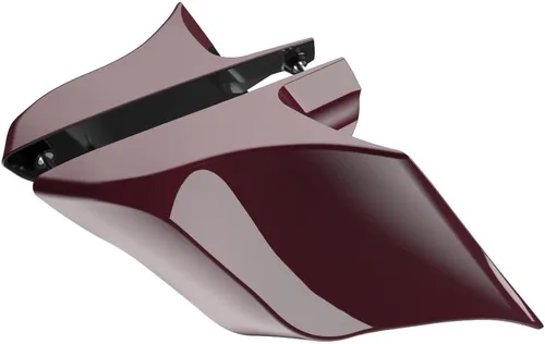 Miniatura 102 de Advanblack Barracuda - Cubiertas laterales estiradas plateadas (brillantes), paneles extendidos para Harley Touring Street Glide Road Glide Electra