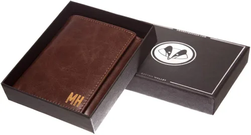 Miniatura 5 de Nueva cartera personalizada Swanky Badger Cartera triple, ranuras para tarjetas y tarjetas