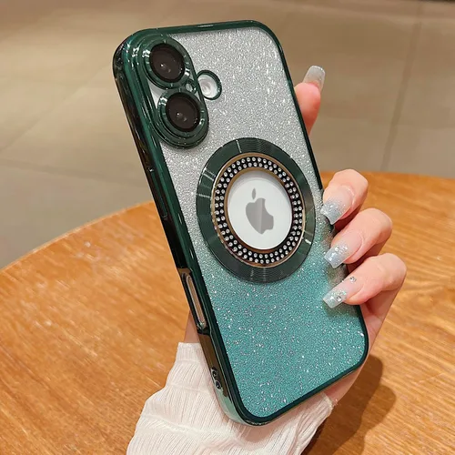 Miniatura 139 de Misscase Funda magnética con purpurina para iPhone 11 compatible con MagSafe, protección completa, delgada, a prueba de golpes, antiarañazos