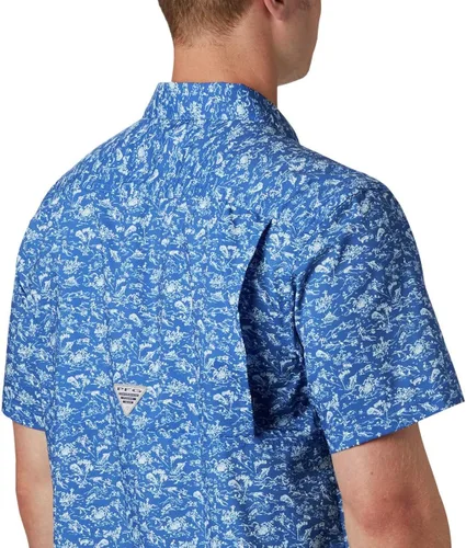 Miniatura 4 de PFG Super Slack Tide Camp - Camiseta para hombre, color gris