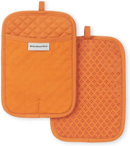 Miniatura 9 de KitchenAid Juego de 2 soportes para ollas asteroides, cielo aguamarina, 7 x 10 pulgadas