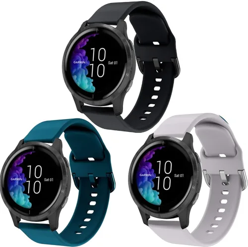 ViCRiOR Correas de 0.78 pulgadas compatibles con Garmin Vivoactive 6 / Vivoactive 5 / Vivoactive 3/Venu Sq/Venu Smart Watch, correa de repuesto de