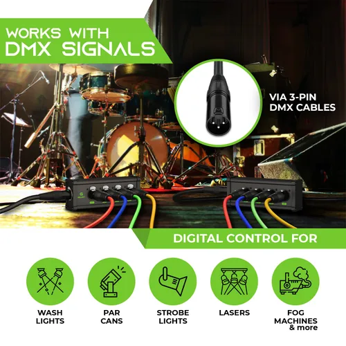Miniatura 7 de GearIT Cable compatible con EtherCon de 200 pies y extensor de 4 canales