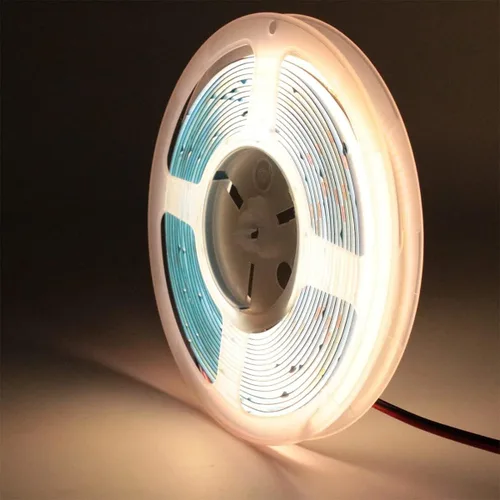 Miniatura 8 de Boarda Tira de LED COB de 24 V, 320/384/528 LEDs/M, color blanco cálido/naturaleza/frío, tira de LED de alta densidad para fiestas, mostradores