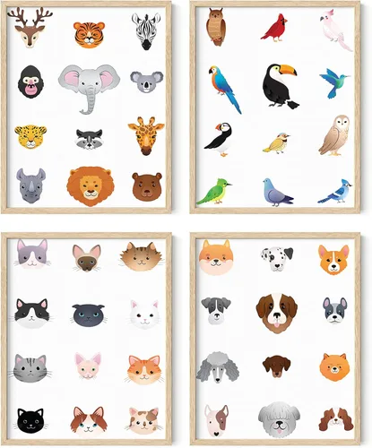 Miniatura 15 de Haus and Hues - Impresiones artísticas de unicornio, juego de 4 pinturas para decoración de pared y pop, póster para habitaciones de adolescentes