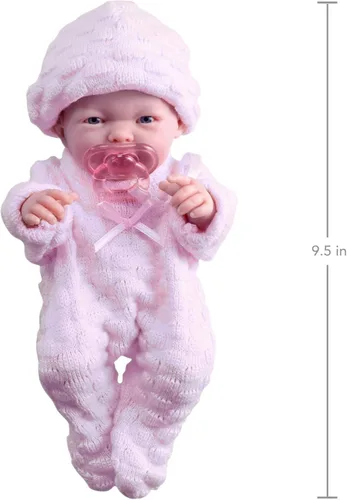 Miniatura 4 de Muñeco recién nacido La Newborn Real Girl - Rosa