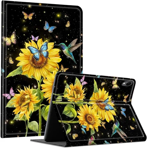 Miniatura 46 de Slim Case for Samsung Galaxy Tab S10 Lite / S10 FE / S9 FE 10.9" & Galaxy Tab S9 11", Multi-Angle Stand PU Leather Smart Folio Cover with Soft TPU